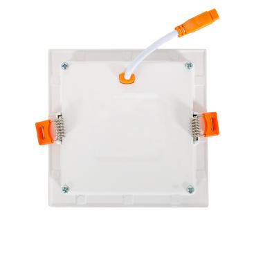 Image of Square Microprismatic Slim UGR17 10W Selectable CCT LIFUD LED Panel 110x110mm Cut-Out