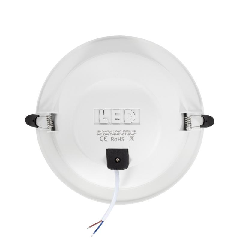 Image of Round 24W LED Downlight Lux IP44 Cutout 200mm