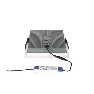 Image of SAMSUNG New Aero Slim Square Microprismatic 40W LED Downlight Cutout 210x210mm with LIFUD Driver