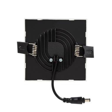 Image of Square High Lumen 8W LED Flush Ceiling Light Cutout 75mm LIFUD Driver