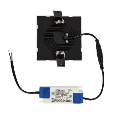 Image of Square High Lumen 8W LED Flush Ceiling Light Cutout 75mm LIFUD Driver