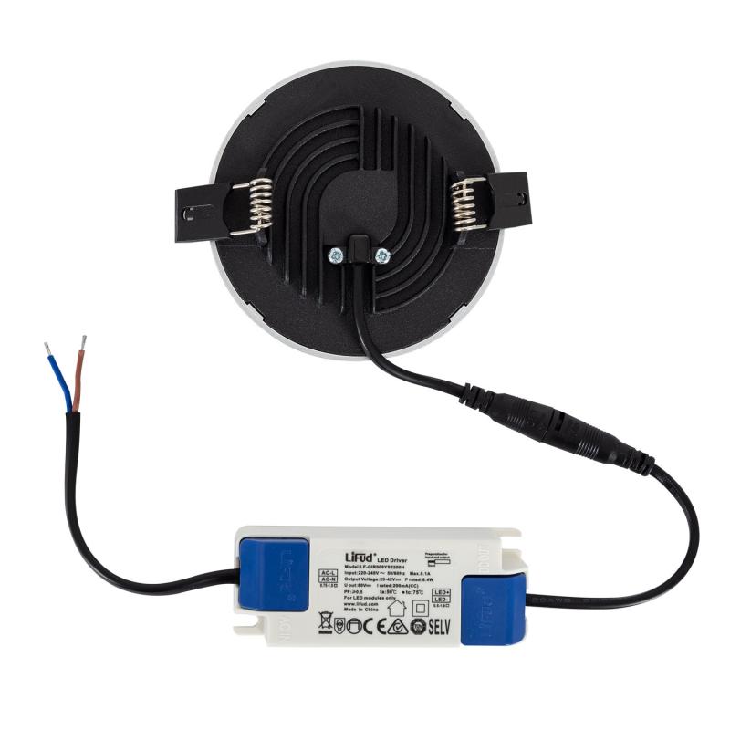 Image of Slim Round 8W LED Flush Ceiling Light Cutout 200mm