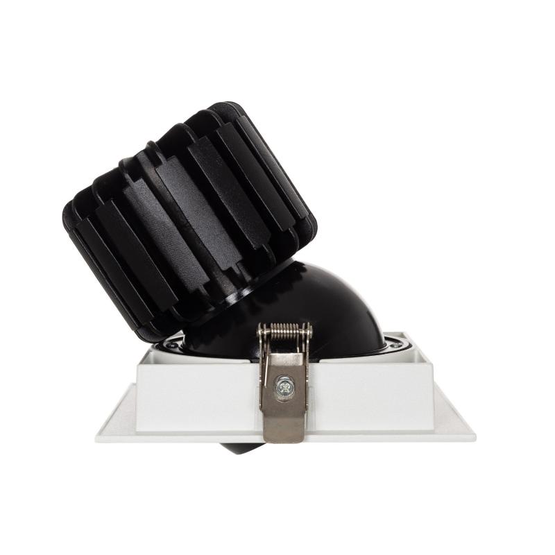 Image of Square Expert Colour 18W Warm White COB LED Adjustable Downlight Cutout 125x125mm