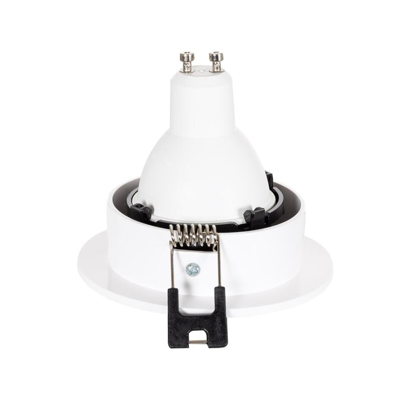 Image of Conical Low UGR Downlight Cutout 75mm with 6W LED Bulb - GU10