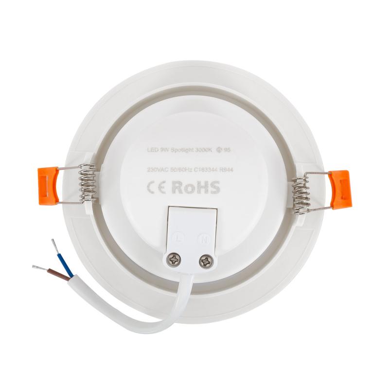 Image of Round Solid 9W COB LED Adjustable Downlight Cutout 95mm