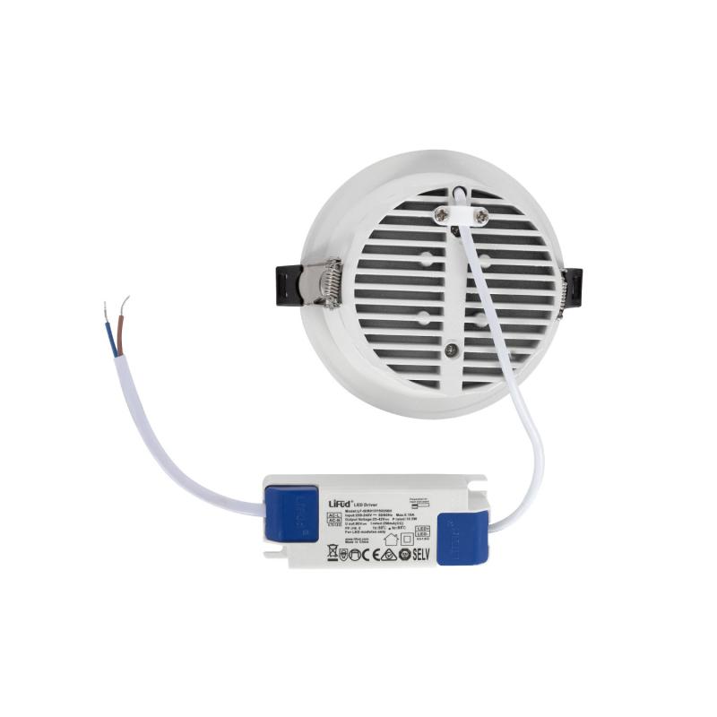 Image of Round Luxpremium 12W Daylight LED Downlight Cutout 95mm with LIFUD Driver