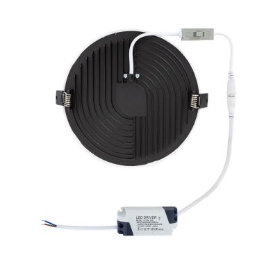 Image of Round Slim 18W UGR19 Selectable CCT LED Surface Panel 155 mm Cut-out IP54