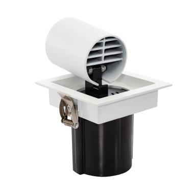 Image of Square 12W LED Adjustable Downlight Sanaqi Cutout 80x80mm with LIFUD Driver