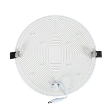 Image of Slim Round 36W LED Flush Ceiling Light LIFUD IP54 Cutout 200mm