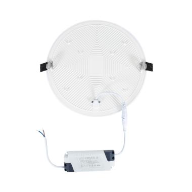 Image of Slim Round 36W LED Flush Ceiling Light LIFUD IP54 Cutout 200mm