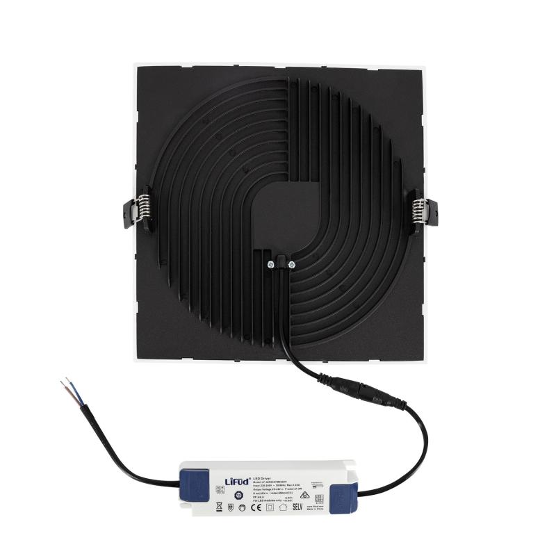 Image of Square High Lumen 30W LIFUD LED Flush Ceiling Light 200 mm Cut-Out