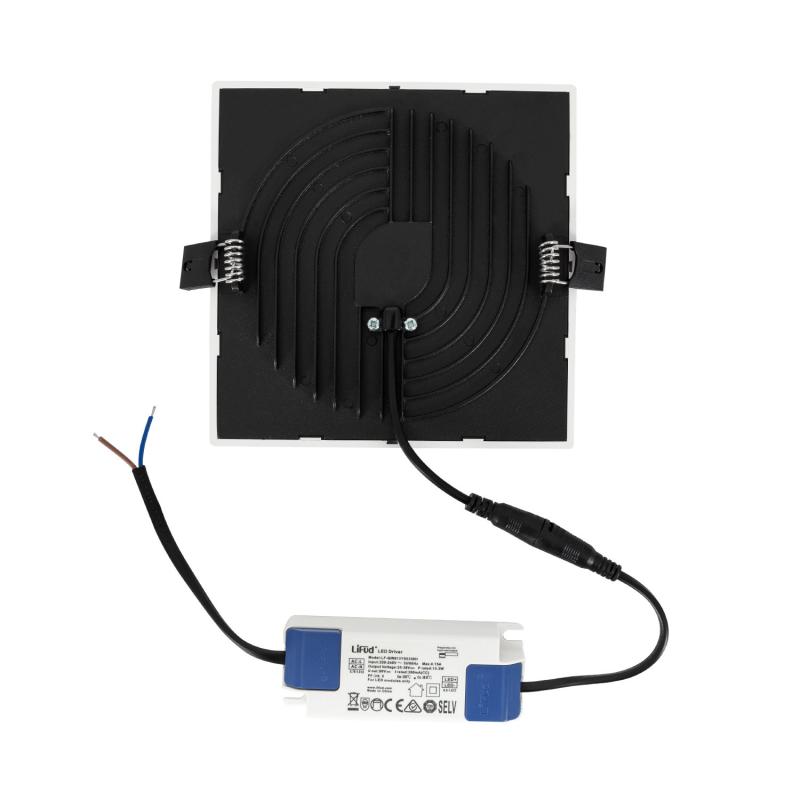 Image of Square High Lumen 16W LED Flush Ceiling Light Cutout 135mm LIFUD Driver