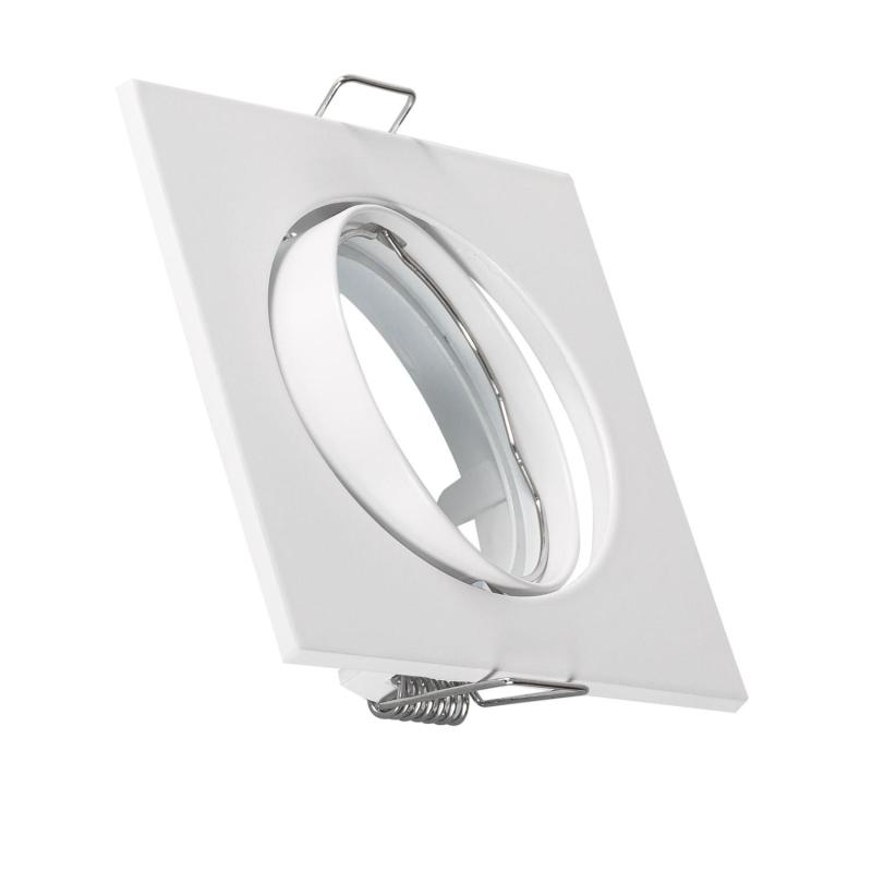 Image of Square Tilting Downlight Bezel Cutout 72mm for a GU10/GU5.3 LED Bulb
