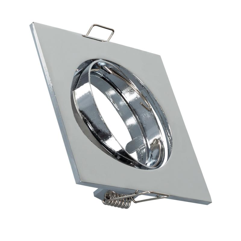 Image of Square Tilting Downlight Bezel Cutout 72mm for a GU10/GU5.3 LED Bulb