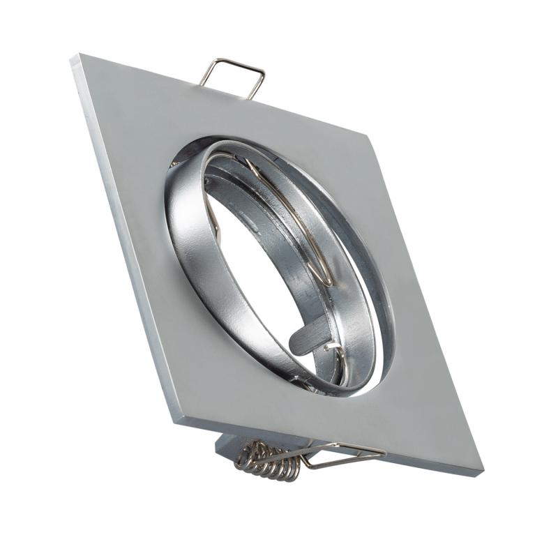 Image of Square Tilting Downlight Bezel Cutout 72mm for a GU10/GU5.3 LED Bulb