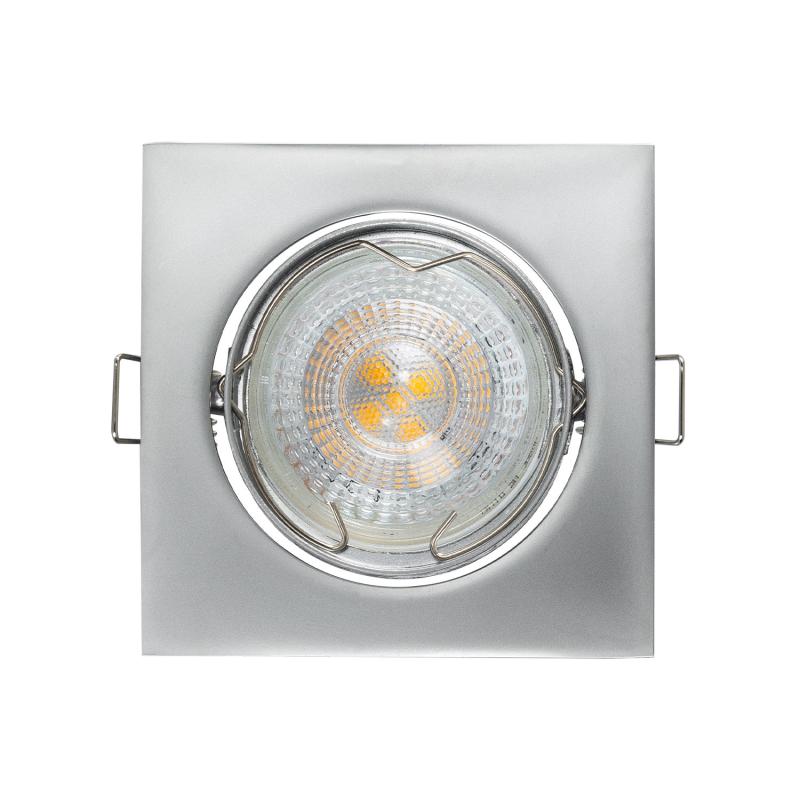 Image of Square Tilting Downlight Bezel Cutout 72mm for a GU10/GU5.3 LED Bulb