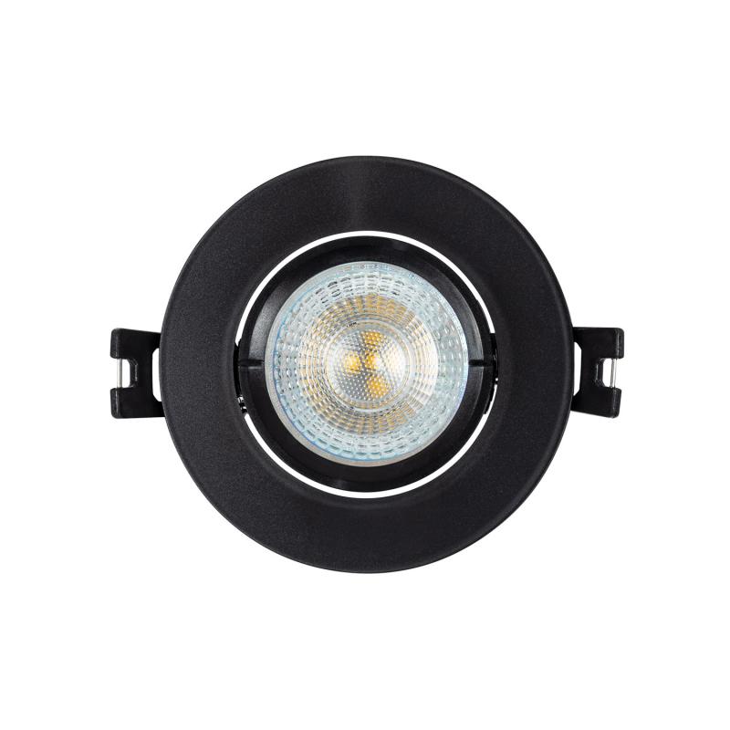 Image of Round Tilting Downlight Bezel Cutout 70mm for a GU10/GU5.3 LED Bulb