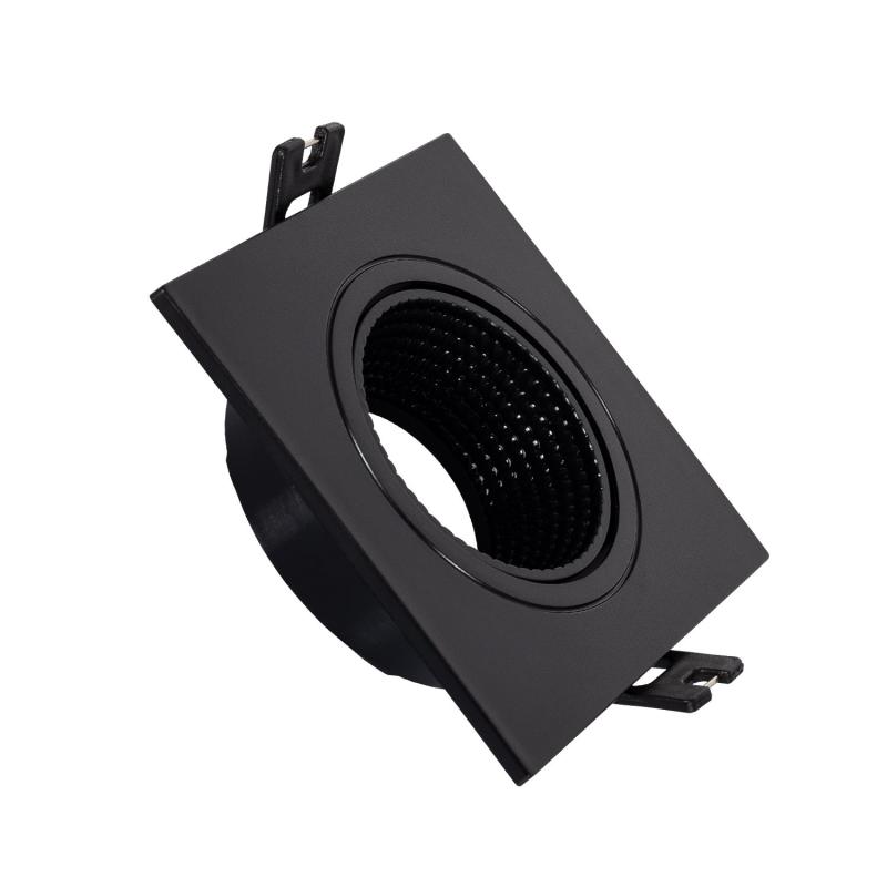 Image of Square Tilting Downlight Bezel Cutout 80 mm for a GU10/GU5.3 LED Bulb