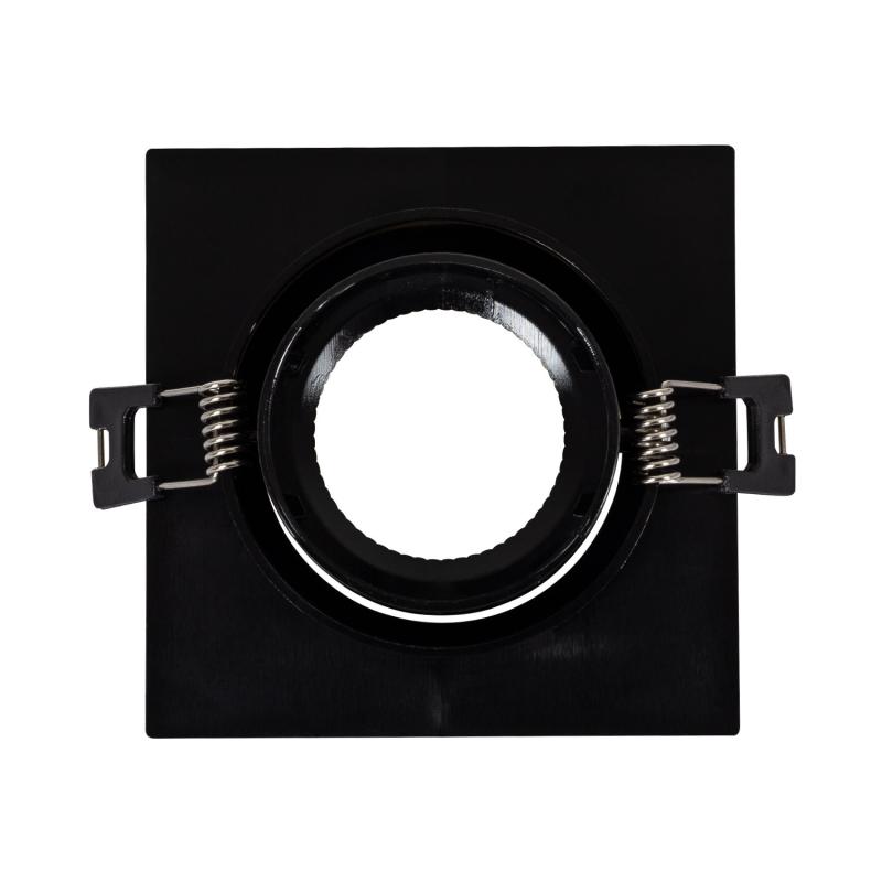 Image of Square Tilting Downlight Bezel Cutout 80 mm for a GU10/GU5.3 LED Bulb