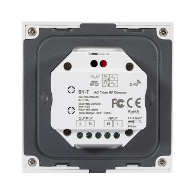 Image of Wall Touch Dimmer LED TRIAC 220-240V AC RF