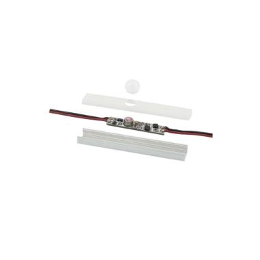 Image of Mini 120º PIR Motion Detector 12/24V DC Monochrome LED Strips