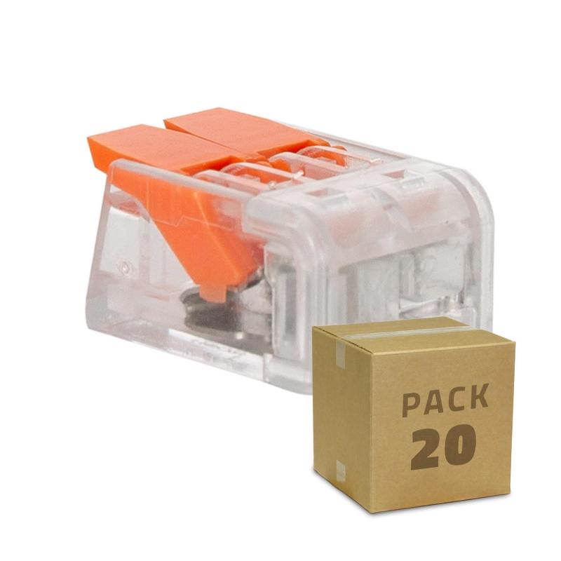 Image of Pack 20 Quick Connectors 2 Inputs for Cable 0.08-4mm²