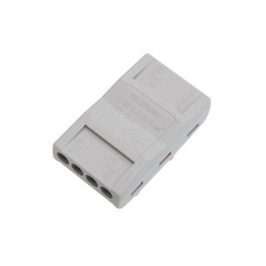 Image of Pack 10 Quick Connectors 4 Inputs 4 Outputs SPL-4 for splicing Electrical Cable of 0.08-4mm