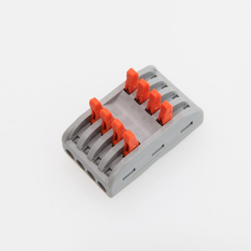 Image of Pack 10 Quick Connectors 4 Inputs 4 Outputs SPL-4 for splicing Electrical Cable of 0.08-4mm
