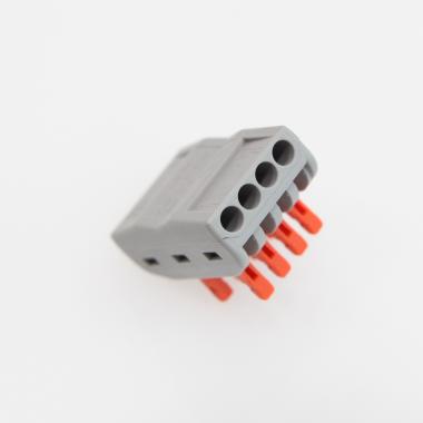 Image of Pack 10 Quick Connectors 4 Inputs 4 Outputs SPL-4 for splicing Electrical Cable of 0.08-4mm