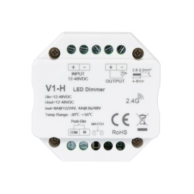 Image of RF Dimmer 12/48V for Single-Colour LED Strip Compatible with Push Button Switch