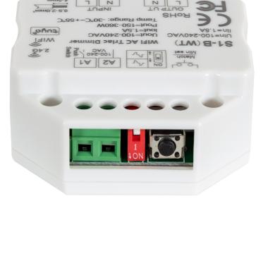 Image of TRIAC LED Dimmer WiFi compatible with Pushbutton