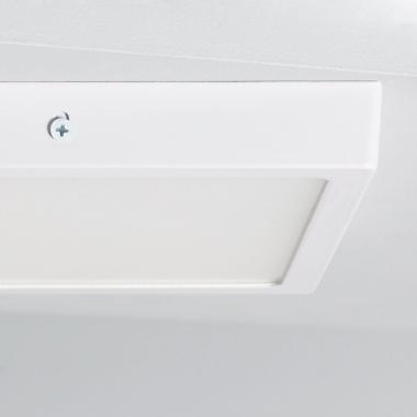 Image of 18W Square Selectable LED Flush Ceiling Light RA90 UGR17 Microprismatic 205x205 mm