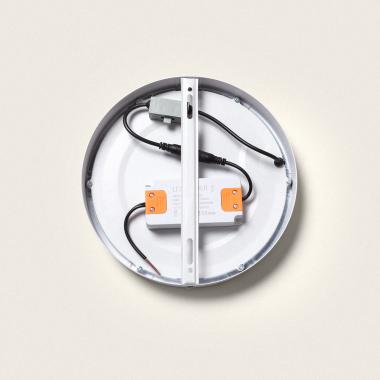 Image of 18W Round Selectable LED Flush Ceiling Light RA90 UGR17 Microprismatic D205 mm