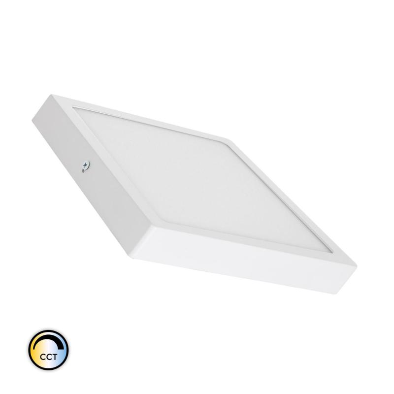 Image of 18W Square Selectable LED Flush Ceiling Light 205x205 mm