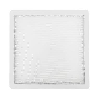 Image of 24W Square Selectable LED Flush Ceiling Light RA90 UGR17 Microprismatic 280x280 mm