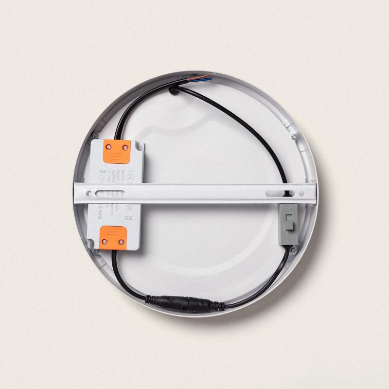 Image of 18W Round Selectable LED Flush Ceiling Light D205 mm