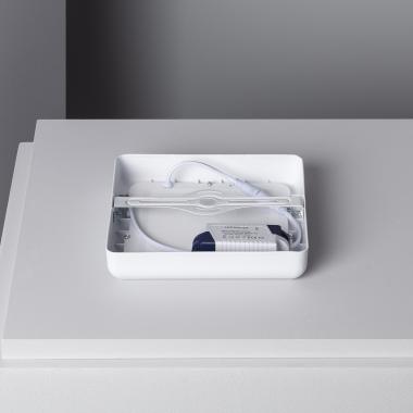 Image of 12W Square LED Flush Ceiling Light 178x178 mm