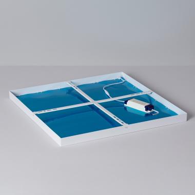 Image of 48W Square 5000K LED Flush Ceiling Light 600x600 mm