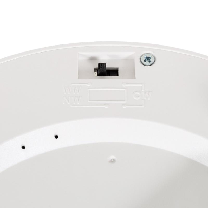 Image of Slim Surface Round 18W Colour Selectable LED Downlight Cutout 75-210mm
