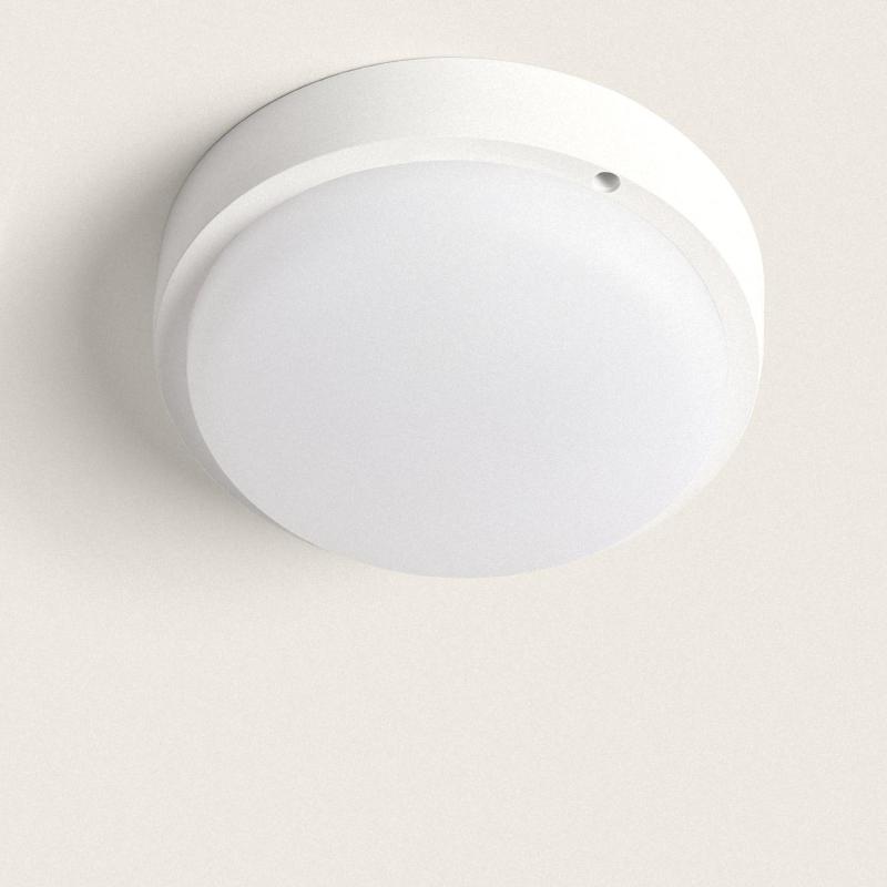 Image of Hublot Round 25W LED Flush Wall Light with motion detector IP65