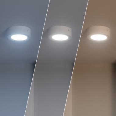 Image of 6W Round LED Ceiling Lamp CCT Selectable Switch Ø120 mm Dimming Compatible with RF Controller V2