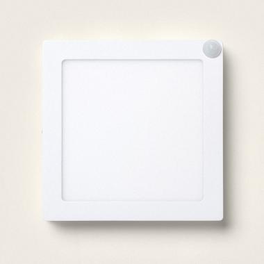Image of 18W Square LED Flush Ceiling Light with PIR Motion Sensor 225x225 mm