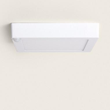 Image of 18W Square LED Flush Ceiling Light with PIR Motion Sensor 225x225 mm