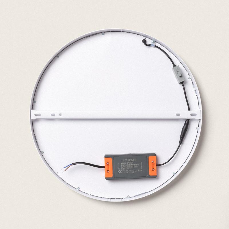 Image of 30W Round Selectable LED Flush Ceiling Light D400 mm