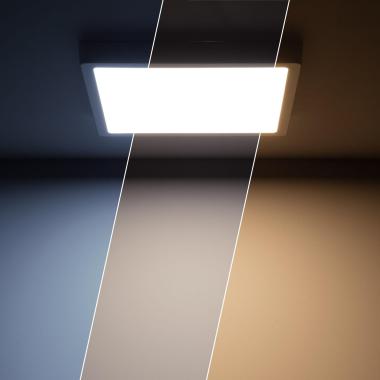 Image of Square 24W Superslim LED Surface Panel with Selectable CCT 280x280 mm