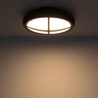 Image of Linus 13.5W LED Round Outdoor Flush Ceiling Light