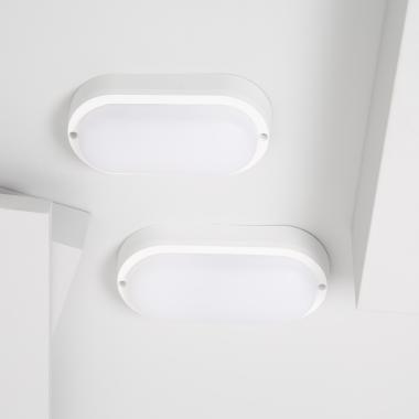 Image of Hublot Oval 25W LED Outdoor Flush Ceiling Light