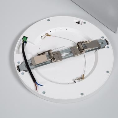 Image of Plate Round 22W Colour Selectable LED Flush Ceiling Light