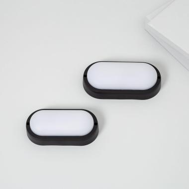 Image of Hublot Oval 25W LED Outdoor Flush Ceiling Light