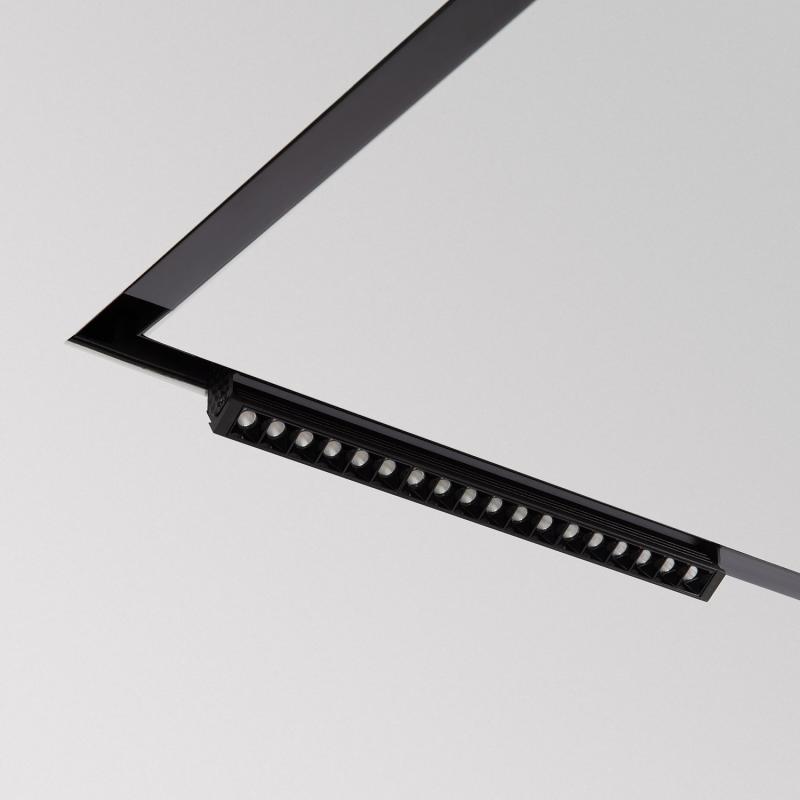Image of Magnetic Track 20mm Recessed L Horizontal Connector